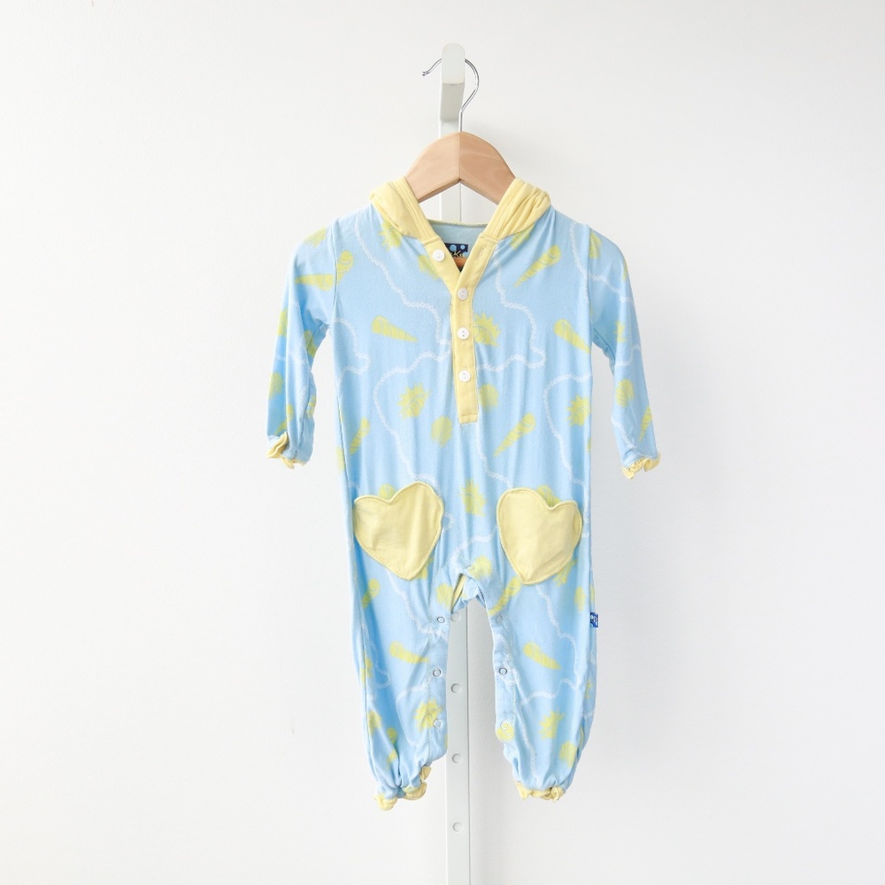 Kickee Pants Baby Shell-Print Onesie